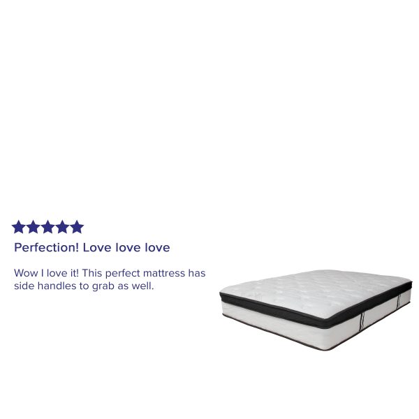 12 Inch CertiPUR-US Certified Memory Foam Pocket Spring Mattress, Mattress in a Box