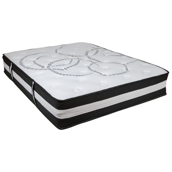 12 Inch CertiPUR-US Certified Hybrid Pocket Spring Mattress, Mattress in a Box - Premium Mattress