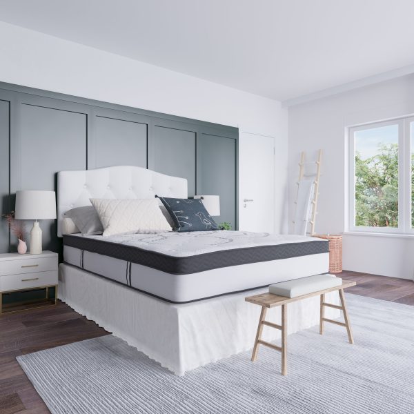 12 Inch CertiPUR-US Certified Hybrid Pocket Spring Mattress, Mattress in a Box - Premium Mattress
