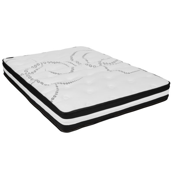 10 Mattress & 2 Gel Memory Foam Topper Bundle Set