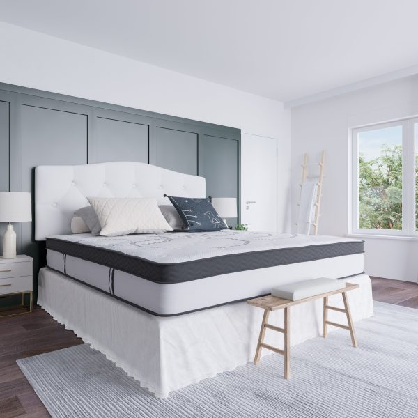 12 Inch CertiPUR-US Certified Hybrid Pocket Spring Mattress, Mattress in a Box - Premium Mattress