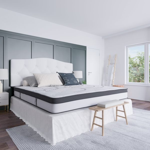 10 Inch CertiPUR-US Certified Hybrid Pocket Spring Mattress, Mattress in a Box - Premium Mattress