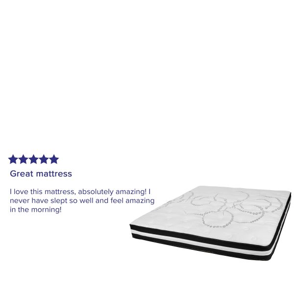 10 Inch CertiPUR-US Certified Hybrid Pocket Spring Mattress, Mattress in a Box - Premium Mattress