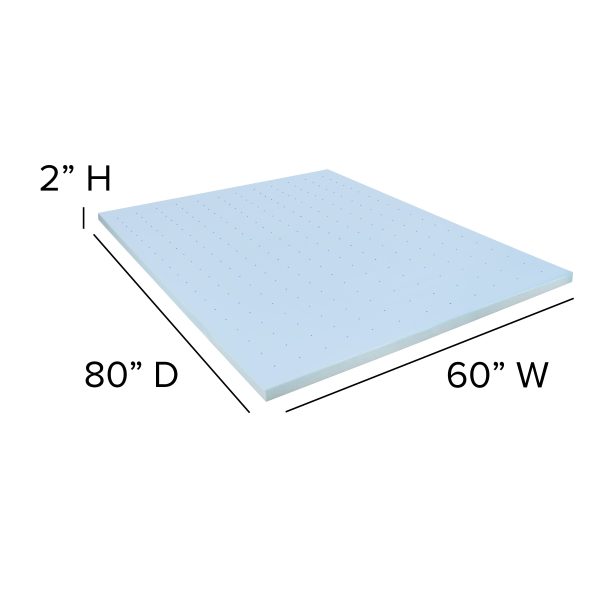 10 Mattress & 2 Gel Memory Foam Topper Bundle Set