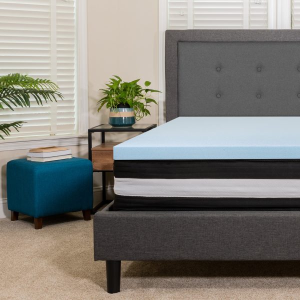 10 Mattress & 2 Gel Memory Foam Topper Bundle Set