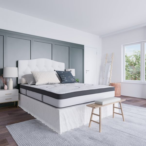10 Inch CertiPUR-US Certified Hybrid Pocket Spring Mattress, Mattress in a Box - Premium Mattress
