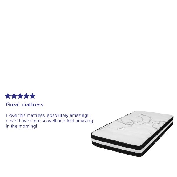 10 Inch CertiPUR-US Certified Hybrid Pocket Spring Mattress, Mattress in a Box - Premium Mattress