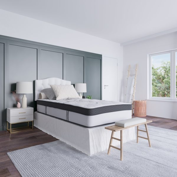 12 Inch CertiPUR-US Certified Hybrid Pocket Spring Mattress, Mattress in a Box - Premium Mattress