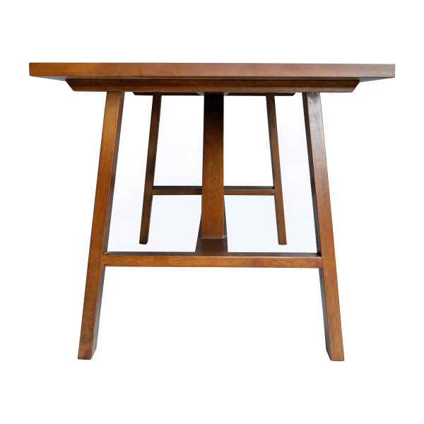 Saul Solid Wood Farmhouse Trestle Coffee Table