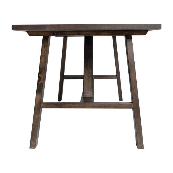 Saul Solid Wood Farmhouse Trestle Coffee Table
