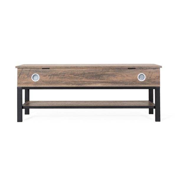 Marella Farmhouse Entryway Bench with Hinged Lift Top Seat