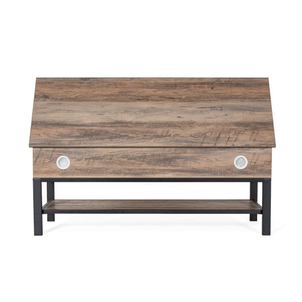 Marella Farmhouse Entryway Bench with Hinged Lift Top Seat