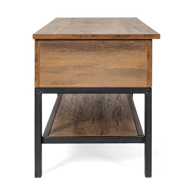 Marella Farmhouse Entryway Bench with Hinged Lift Top Seat