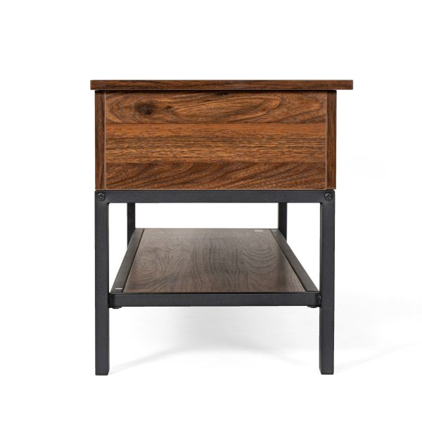 Marella Farmhouse Entryway Bench with Hinged Lift Top Seat